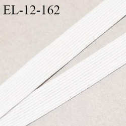 Elastique 12 mm lingerie couleur blanc allongement +150% prix au mètre