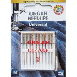 Aiguille Organ 130 705 UNIVERSEL n° 60 la boite de 10 aiguilles