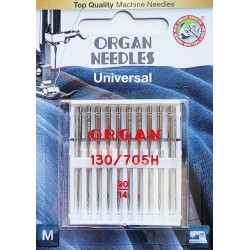 Aiguille Organ 130 705 UNIVERSEL n° 90 la boite de 10 aiguilles