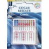 Aiguille Organ COMBI Jeans 1/90 1/100 UNIVERSAL 1/ 70 2/80 2 /90 SUPER STRETCH 2 en N° 75 et 1 N° 90 boite 10 aiguilles