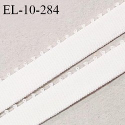 Elastique lingerie 10 mm picot haut de gamme couleur naturel largeur 10 mm élasticité +180% prix au mètre