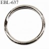 Anneau métal 12 mm intérieur chromé argent pour SG diamètre extérieur 14.8 mm diamètre intérieur 12 mm prix à l'unité