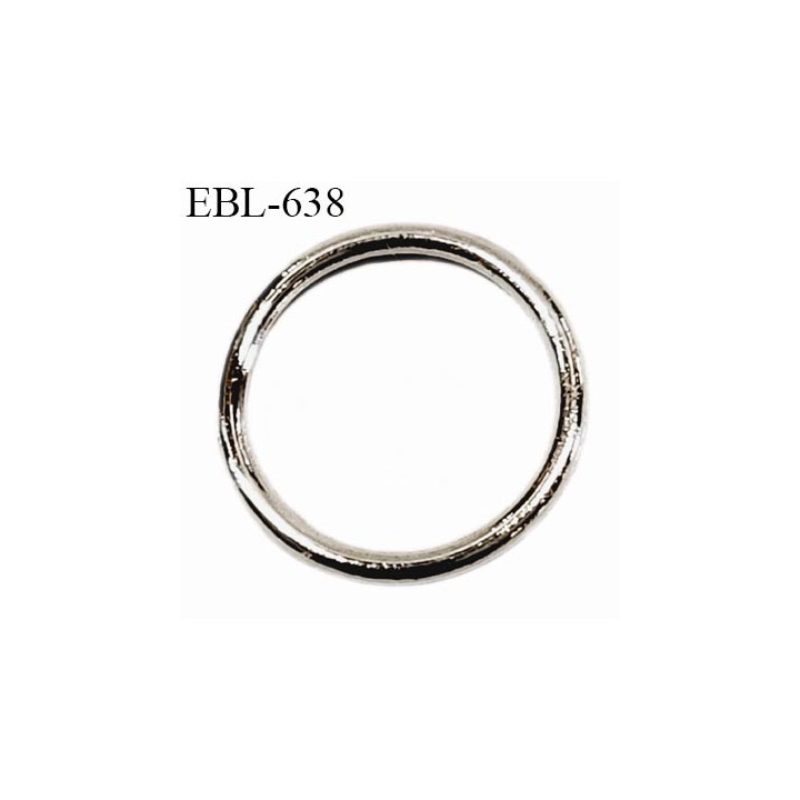 Anneau métal 10 mm intérieur chromé argent pour SG diamètre extérieur 13 mm diamètre intérieur 10 mm prix à l'unité