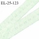 Elastique 24 mm froncé bretelle et lingerie couleur vert pistache clair prix au mètre