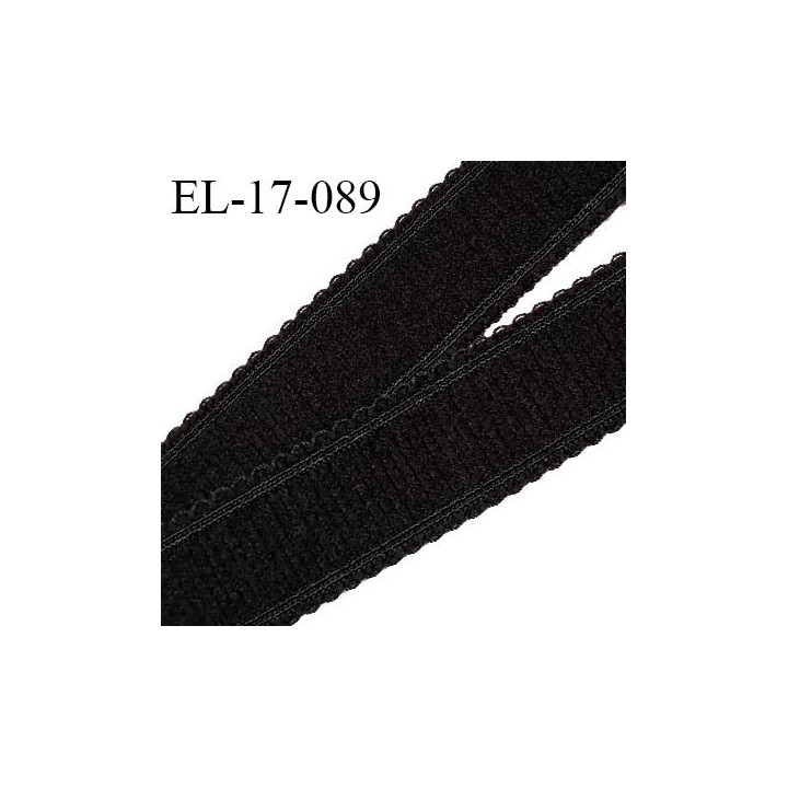 Elastique picot 16 mm bretelle et lingerie couleur noir très beau largeur 16 mm prix au mètre