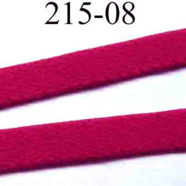 élastique plat petit grain largeur 8 mm couleur rose fushia groseille  vendu au mètre 
