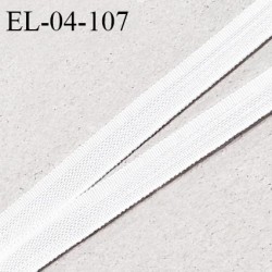 Elastique 4 mm fin spécial lingerie polyamide élasthanne couleur blanc grande marque fabriqué en France prix au mètre