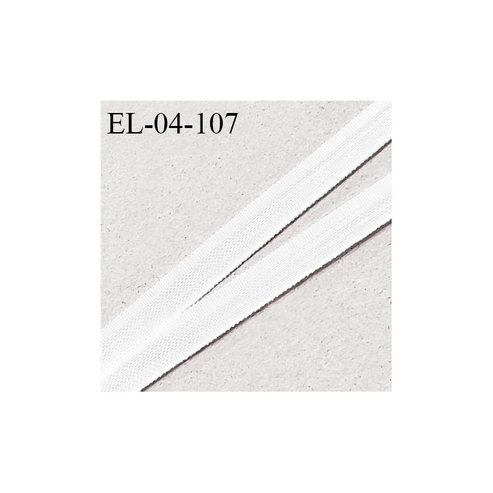 Elastique 4 mm fin spécial lingerie polyamide élasthanne couleur blanc grande marque fabriqué en France prix au mètre