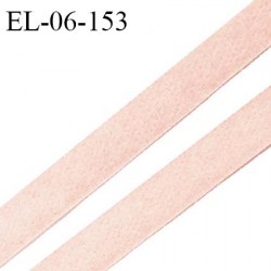 Elastique 6 mm lingerie haut de gamme fabriqué en France couleur rose boudoir élastique souple doux au toucher prix au mètre