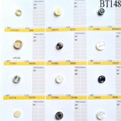 Plaque de 12 boutons pour création unique diamètre de 10 à 14 mm fabrication européenne prix pour la plaque entière