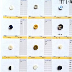 Plaque de 12 boutons pour création unique diamètre de 8 à 14 mm fabrication européenne prix pour la plaque entière