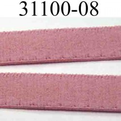 élastique plat largeur 8 mm couleur rose vendu au mètre 