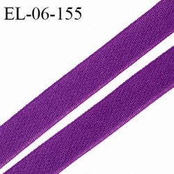 Elastique 6 mm lingerie haut de gamme fabriqué en France couleur violet élastique souple doux au toucher prix au mètre