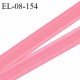 Elastique 8 mm fin spécial lingerie polyamide élasthanne couleur rose fabriqué en France prix au mètre