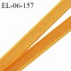 Elastique 6 mm fin spécial lingerie polyamide élasthanne couleur moutarde ou curcuma fabriqué en France prix au mètre