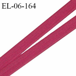 Elastique 6 mm fin spécial lingerie polyamide élasthanne couleur cerise fabriqué en France prix au mètre