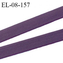 Elastique 8 mm fin spécial lingerie polyamide élasthanne couleur mauve gris fabriqué en France prix au mètre