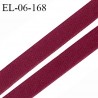 Elastique 6 mm lingerie haut de gamme fabriqué en France couleur lie de vin élastique souple doux au toucher prix au mètre
