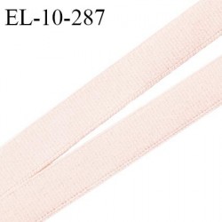 Elastique 10 mm lingerie haut de gamme couleur rose pastel très clair fabriqué France grande marque largeur 10 mm prix au mètre