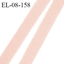 Elastique 8 mm lingerie haut de gamme fabriqué en France couleur pêche élastique souple doux au toucher prix au mètre