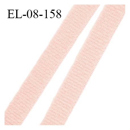 Elastique 8 mm lingerie haut de gamme fabriqué en France couleur pêche élastique souple doux au toucher prix au mètre