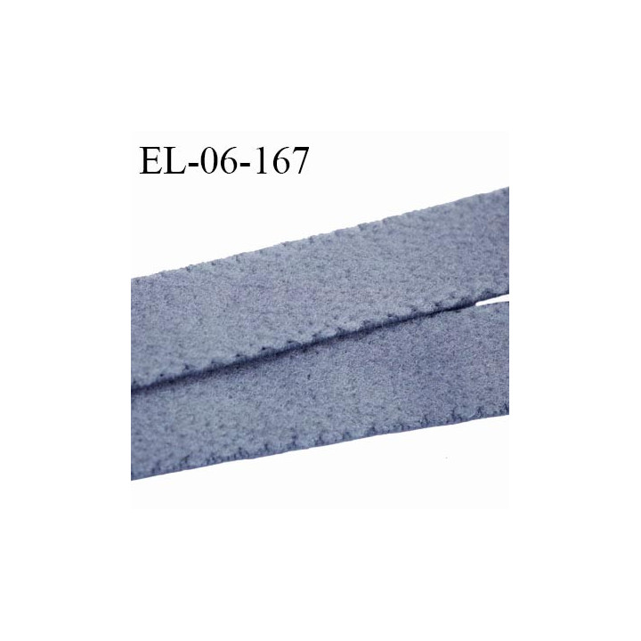 Elastique 6 mm lingerie haut de gamme fabriqué en France couleur bleu gris élastique souple doux au toucher prix au mètre