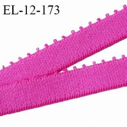 Elastique picot 12 mm lingerie couleur rose indien largeur 12 mm haut de gamme fabriqué en France prix au mètre