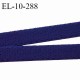 Elastique 10 mm lingerie haut de gamme couleur bleu marine élastique souple avec une face douce fabriqué France prix au mètre