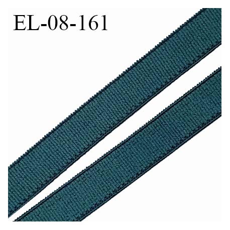 Elastique 8 mm lingerie haut de gamme couleur vert orient fabriqué France grande marque largeur 8 mm prix au mètre