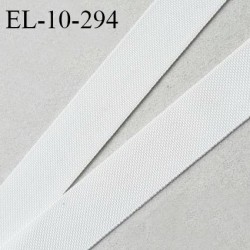 Elastique lingerie 10 mm petit grain couleur ivoire haut de gamme largeur 10 mm prix au mètre