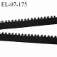 Elastique picot 7 mm lingerie couleur noir largeur 7 mm haut de gamme fabriqué en France pour une grande marque prix au mètre