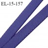 Elastique 15 mm lingerie haut de gamme fabriqué en France couleur bleu encre bonne élasticité prix au mètre