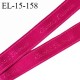 Elastique 15 mm lingerie haut de gamme inscription Chantal Thomas couleur rose largeur 15 mm fabriqué en France prix au mètre