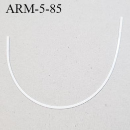 Armature 85  acier laqué blanc  longueur total développé de l'armature 223 mm forme n° 5 prix à la pièce