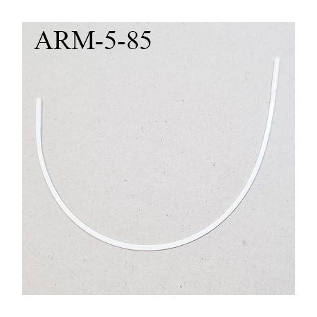 Armature 85  acier laqué blanc  longueur total développé de l'armature 223 mm forme n° 5 prix à la pièce
