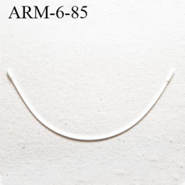 Armature 85  acier laqué blanc  longueur total développé de l'armature 166 mm  prix à la pièce