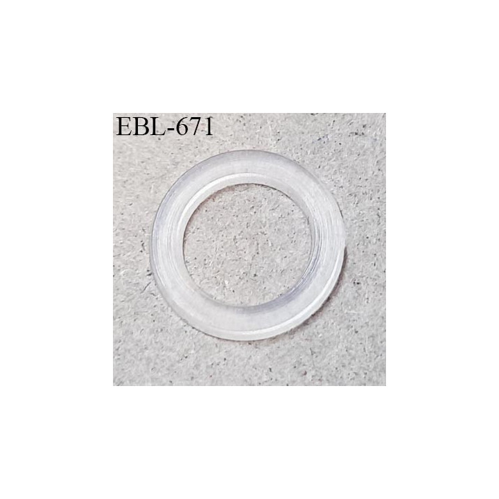 Anneau 7 mm en pvc transparent semi souple diamètre intérieur 7 mm diamètre extérieur 10 mm épaisseur 1 mm prix à l'unité