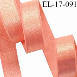 Elastique 16 mm lingerie haut de gamme couleur melon brillant largeur 16 mm bonne élasticité prix au mètre