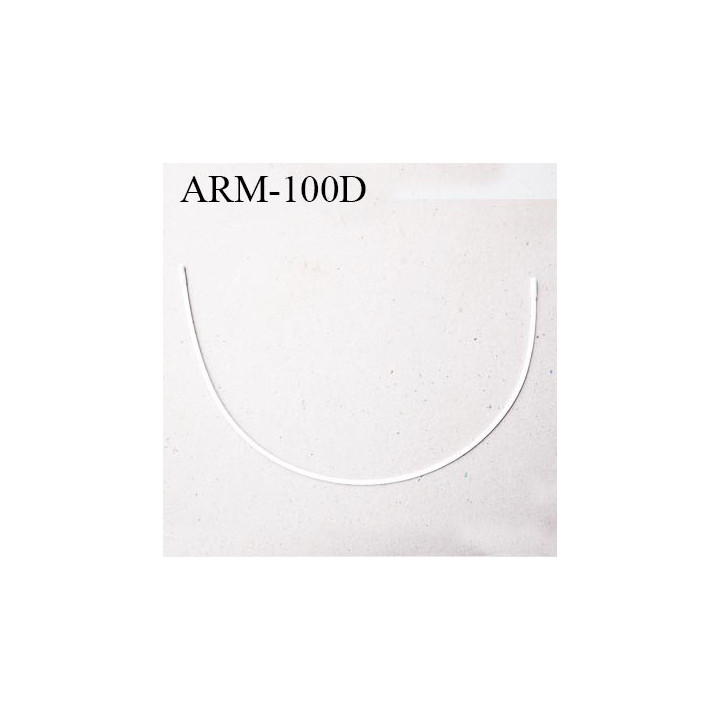 Armature 100D  acier laqué blanc  longueur total développé de l'armature 260 mm  prix à la pièce