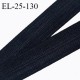 Elastique lingerie 25 mm pré plié haut de gamme fabriqué en France couleur noir largeur 25 mm allongement +130% prix au mètre