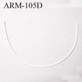 Armature 105D  acier laqué blanc  longueur total développé de l'armature 280 mm  prix à la pièce