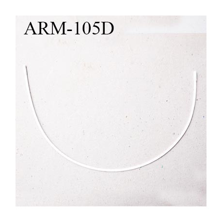 Armature 105D  acier laqué blanc  longueur total développé de l'armature 280 mm  prix à la pièce