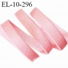 Elastique lingerie 10 mm haut de gamme couleur rose brillant bonne élasticité fabriqué en France prix au mètre