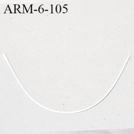 Armature 105  acier laqué blanc  longueur total développé de l'armature 216 mm  prix à la pièce