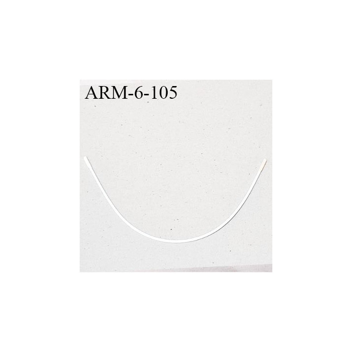 Armature 105  acier laqué blanc  longueur total développé de l'armature 216 mm  prix à la pièce