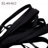 Elastique 3.5 mm spécial lingerie et couture couleur noir grande marque fabriqué en France élastique très souple prix au mètre