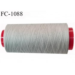 Cone de 5000 m fil mousse polyamide n° 120 couleur marron glacé ou gris longueur de 5000 mètres bobiné en France