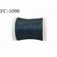 Bobine 500 m mousse polyester n° 110 polyester couleur bleu graphite ou cypré foncé longueur 500 mètres bobiné en France