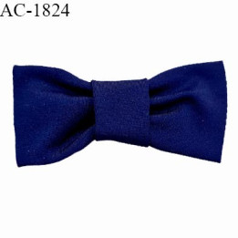 Noeud lingerie couleur bleu marine haut de gamme largeur 70 mm hauteur 35 mm prix à l'unité