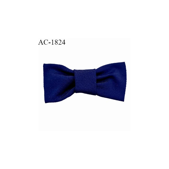 Noeud lingerie couleur bleu marine haut de gamme largeur 70 mm hauteur 35 mm prix à l'unité